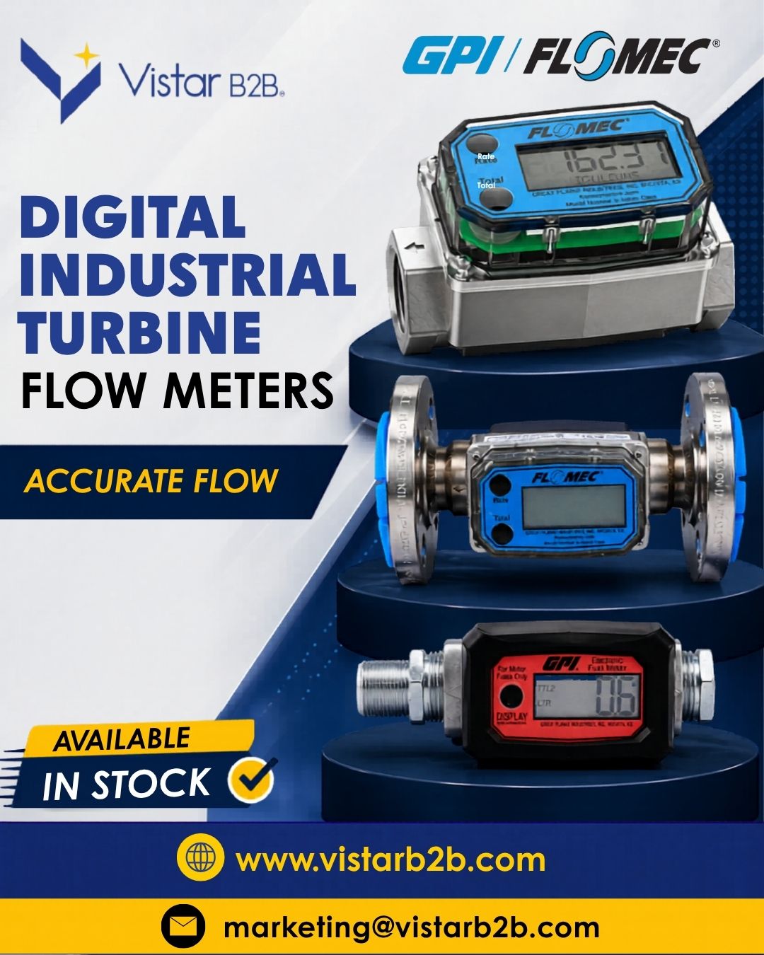 DIGITAL INDUSTRIAL TURBINE FLOW METERS