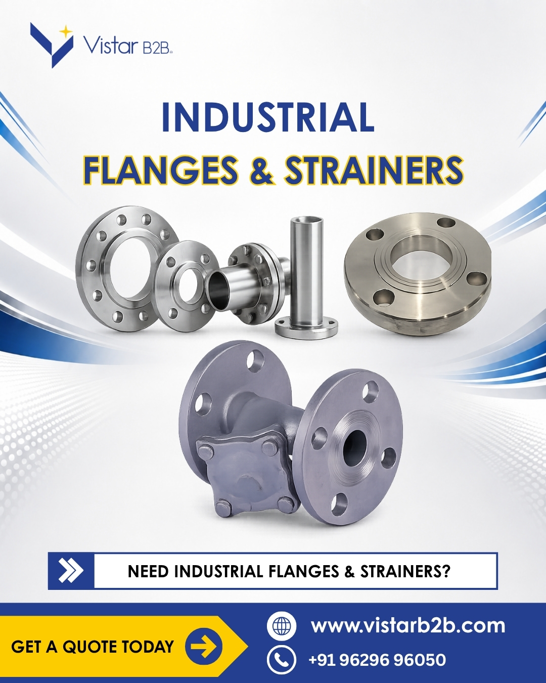 🔧 Need reliable industrial flanges & strainers for your next project