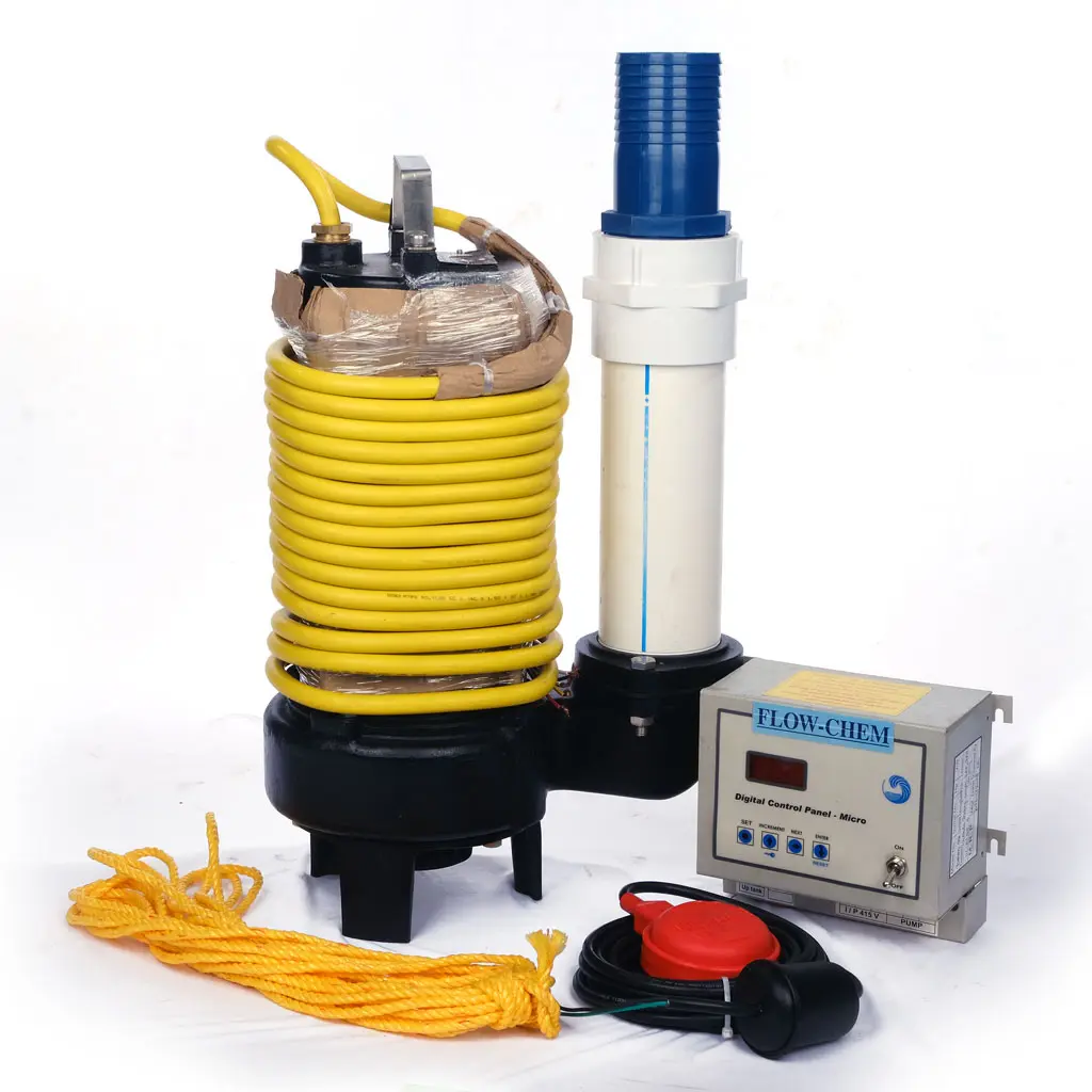 SUBMERSIBLE SEWAGE PUMP WITH 3 HP MOTOR & 3 HP DOL DIGITAL STARTER (CFSW 333)