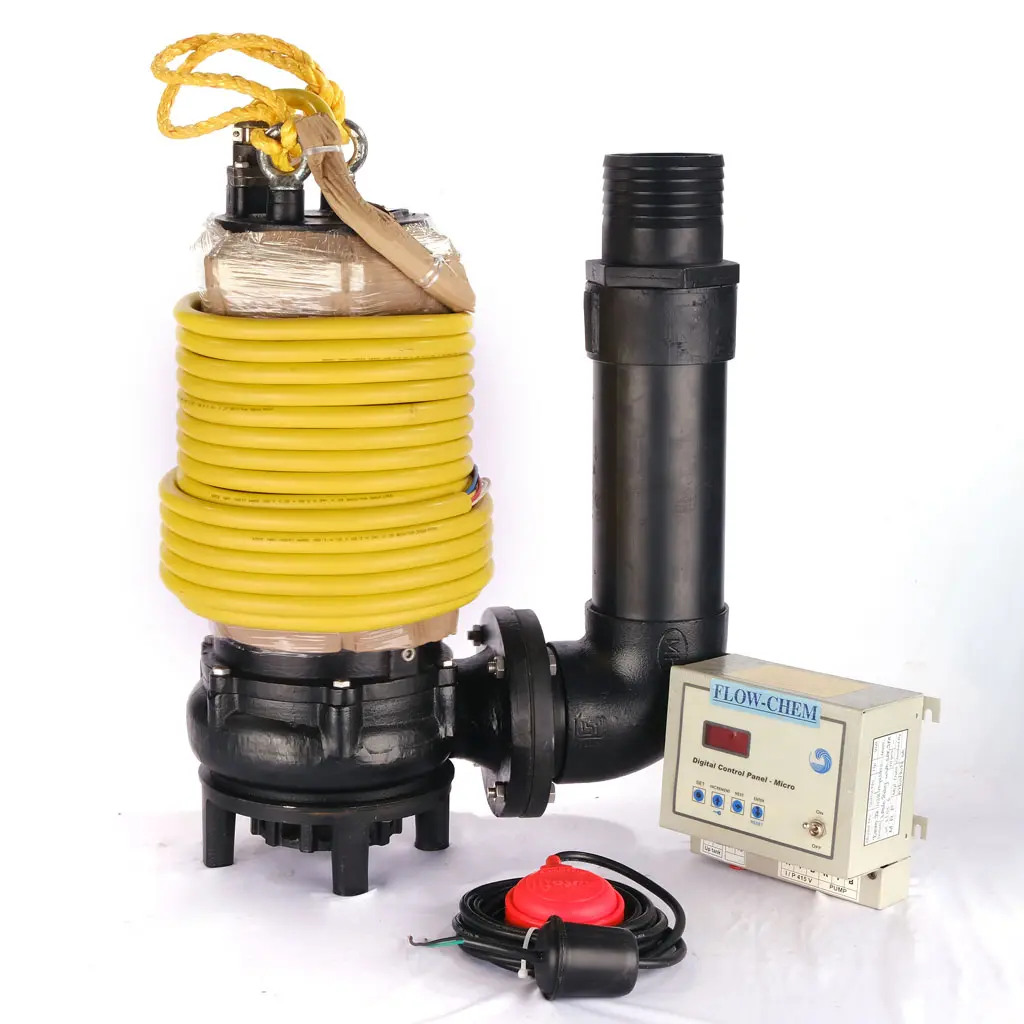 SUBMERSIBLE SEWAGE PUMP WITH 5 HP MOTOR & 5 HP DOL DIGITAL STARTER (CFSW 534)
