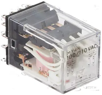 Omron MY2 DPDT General Purpose Relay, 14-pin (MY4N-GS-R AC100/110)