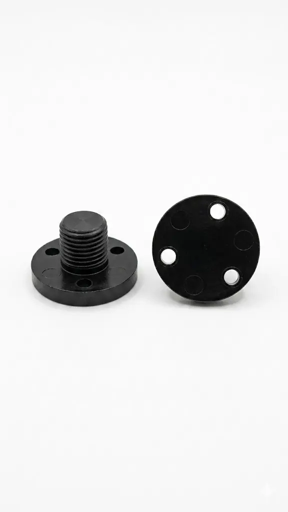 PLUG VALVE BLOCK- POLYPROPYTHENE-1/4'
