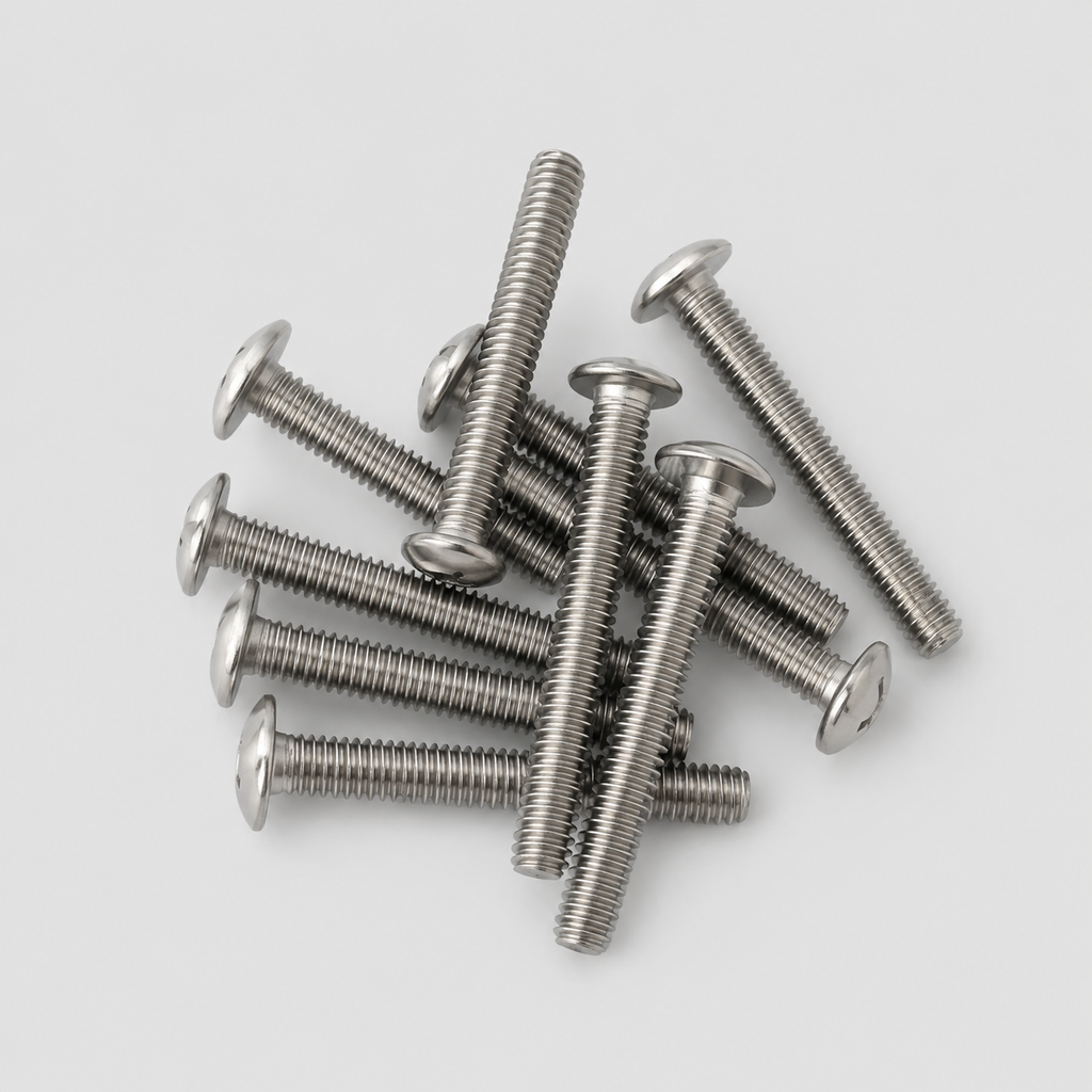 Round Head Square Neck Bolt, 1/4"-20 x 2-1/4" (Steel)