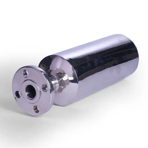 [1" Dampener Bottle type] 1" DAMPENER WITH FLANGE SS 316 BOTTLE TYPE